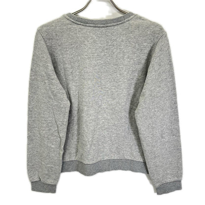 A.P.C. アーペーセー グレー フロントロゴ クルーネック トレーナー トップス
