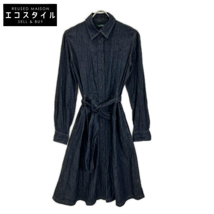 LAUREN RALPH LAUREN ローレン ラルフローレン インディゴ デニムシャツ ワンピース ワンピース