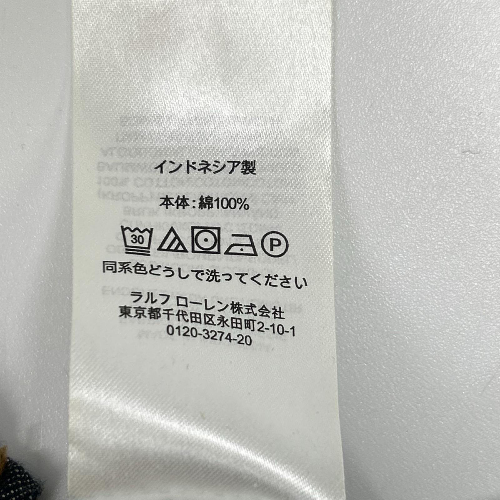 LAUREN RALPH LAUREN ローレン ラルフローレン インディゴ デニムシャツ ワンピース ワンピース