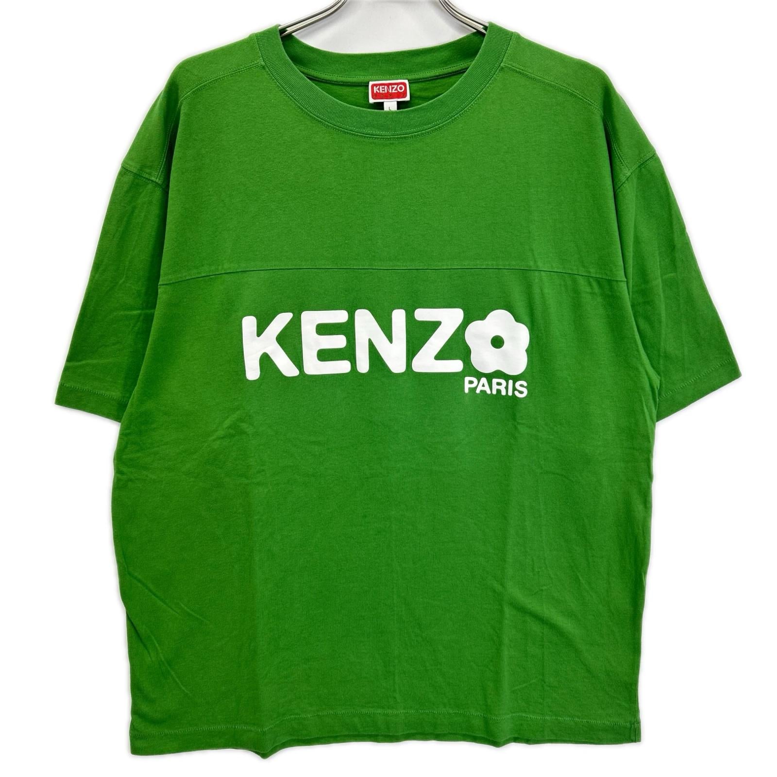 KENZO ケンゾー 24SS FD55TS4094SG グリーン Boke Flower 2.0 フラワープリント半袖 Tシャツ トップス