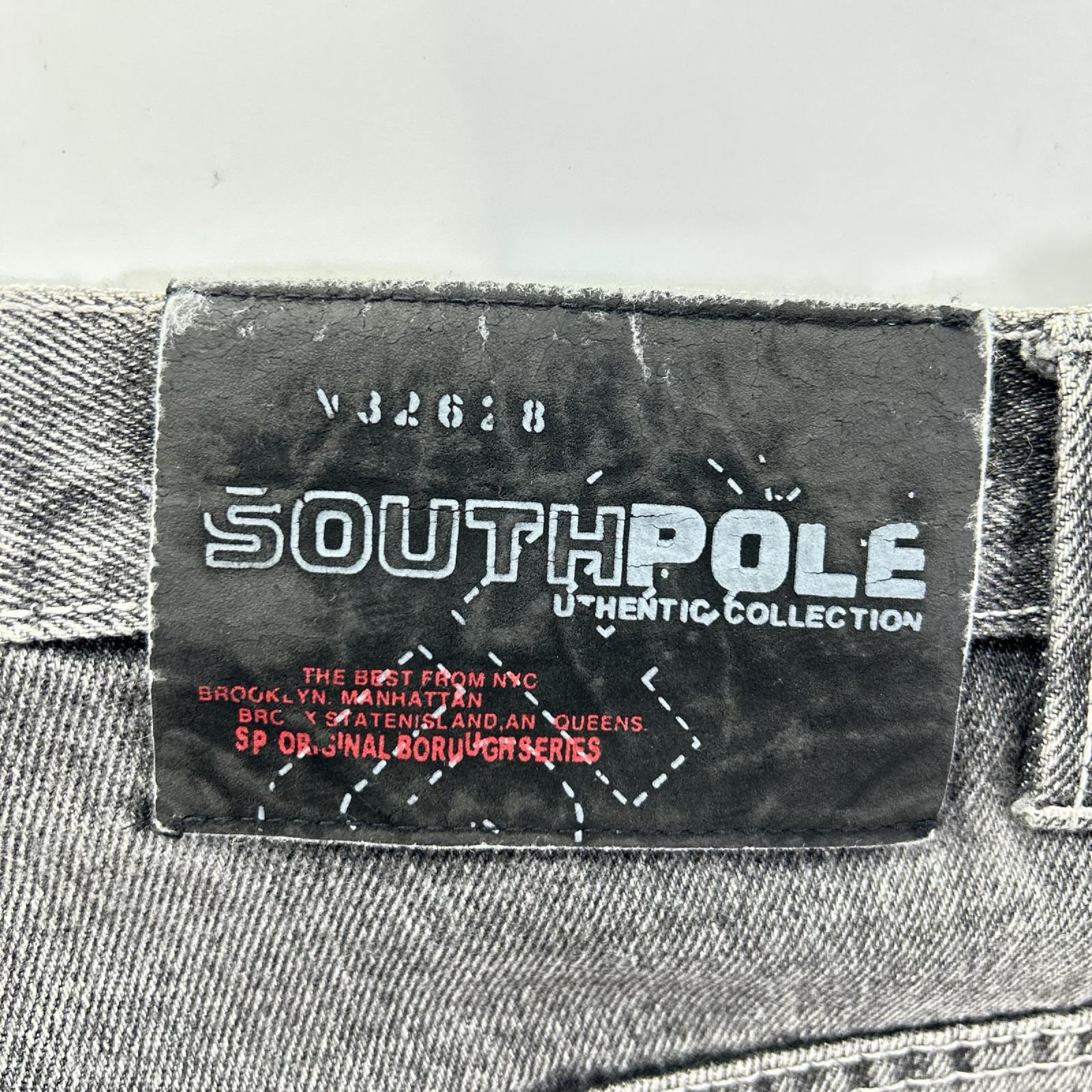 SOUTHPOLE サウスポール 00s グレー デニム バギーパンツ ボトムス