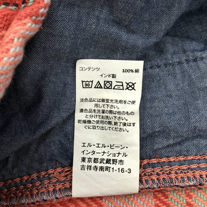 L.L.Bean エルエルビーン 516097 レッド×ブルー系 チェック柄 シャツ トップス