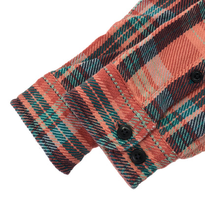 L.L.Bean エルエルビーン 516097 レッド×ブルー系 チェック柄 シャツ トップス