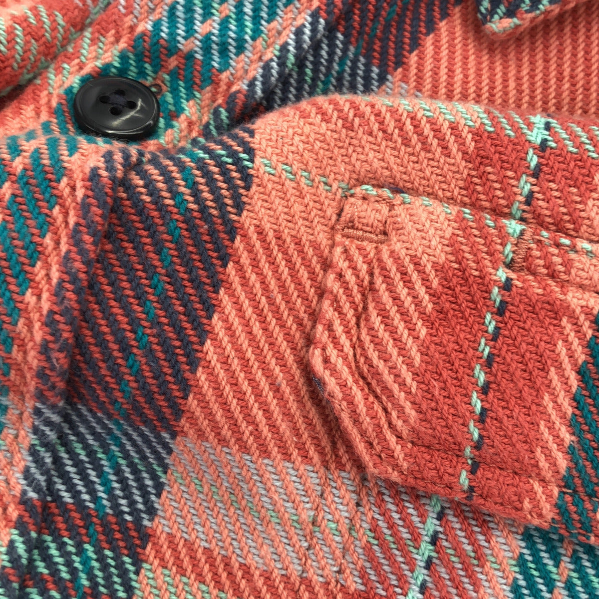 L.L.Bean エルエルビーン 516097 レッド×ブルー系 チェック柄 シャツ トップス