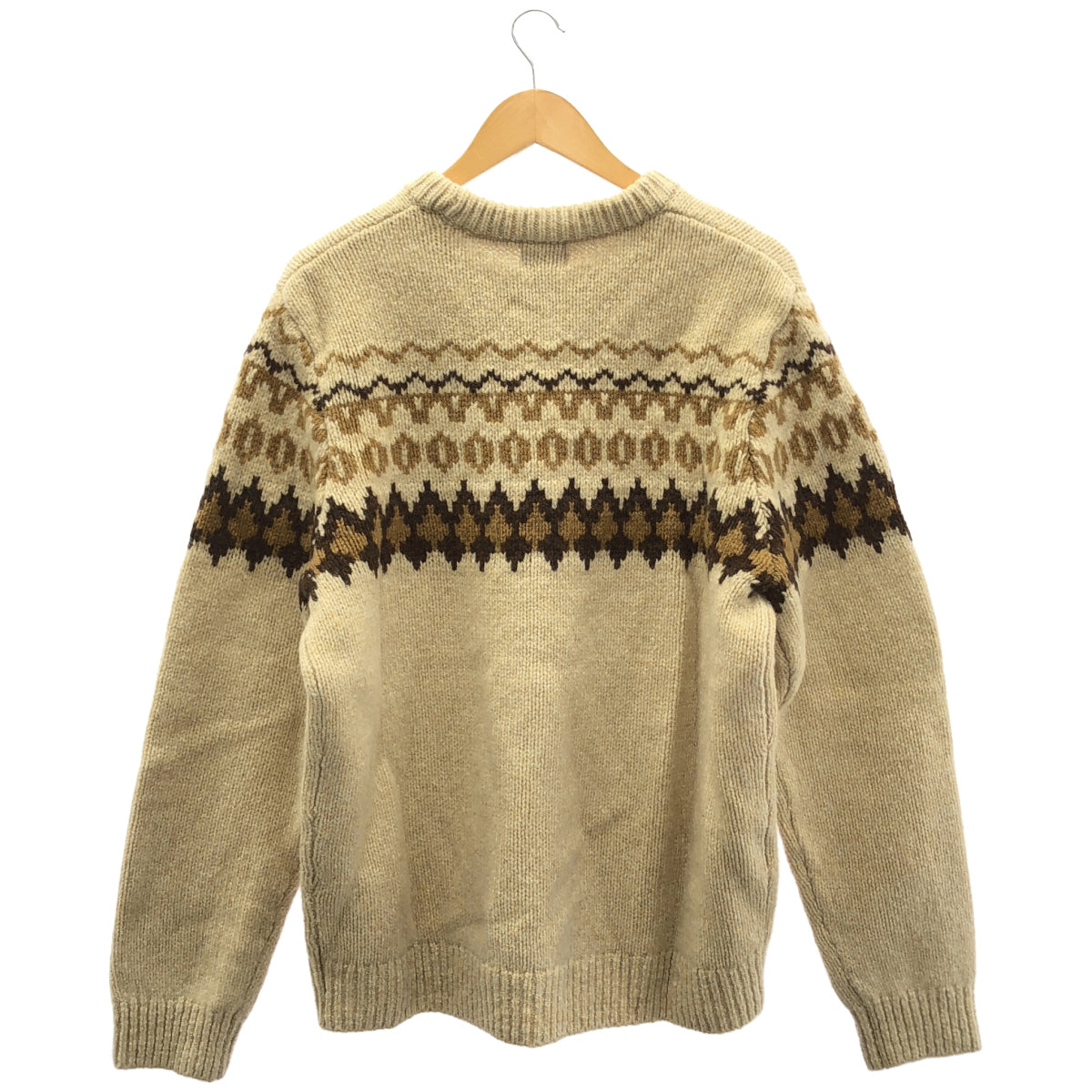 L.L.Bean エルエルビーン 515769 ベージュ フェアアイル ニット トップス