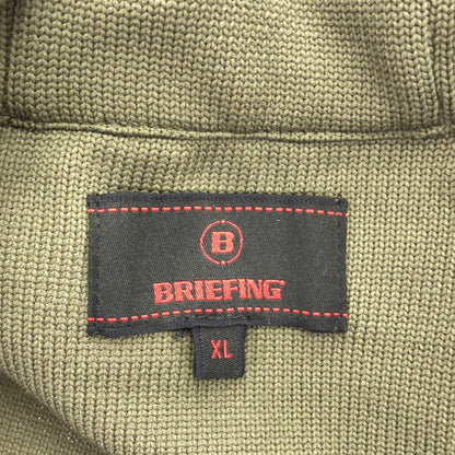 BRIEFING ブリーフィング 【GOLF】BRG193M23 カーキ ジップアップパーカ トップス