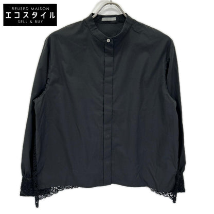 theory luxe セオリーリュクス 03-4108270 24年 ブラック バックレース シャツ トップス
