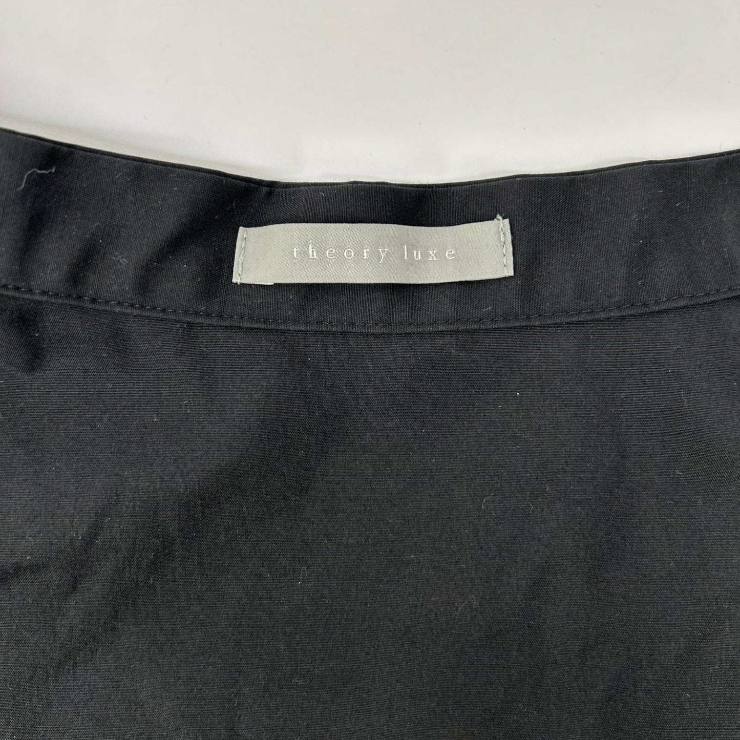 theory luxe セオリーリュクス 03-4108270 24年 ブラック バックレース シャツ トップス