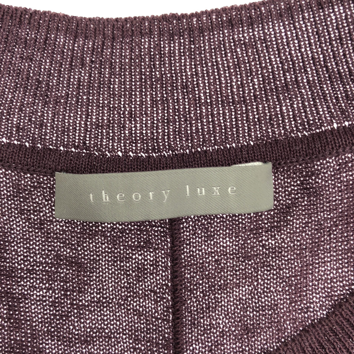 theory luxe セオリーリュクス 03-4201703 24年製 FORTUNA ARLO ニット トップス