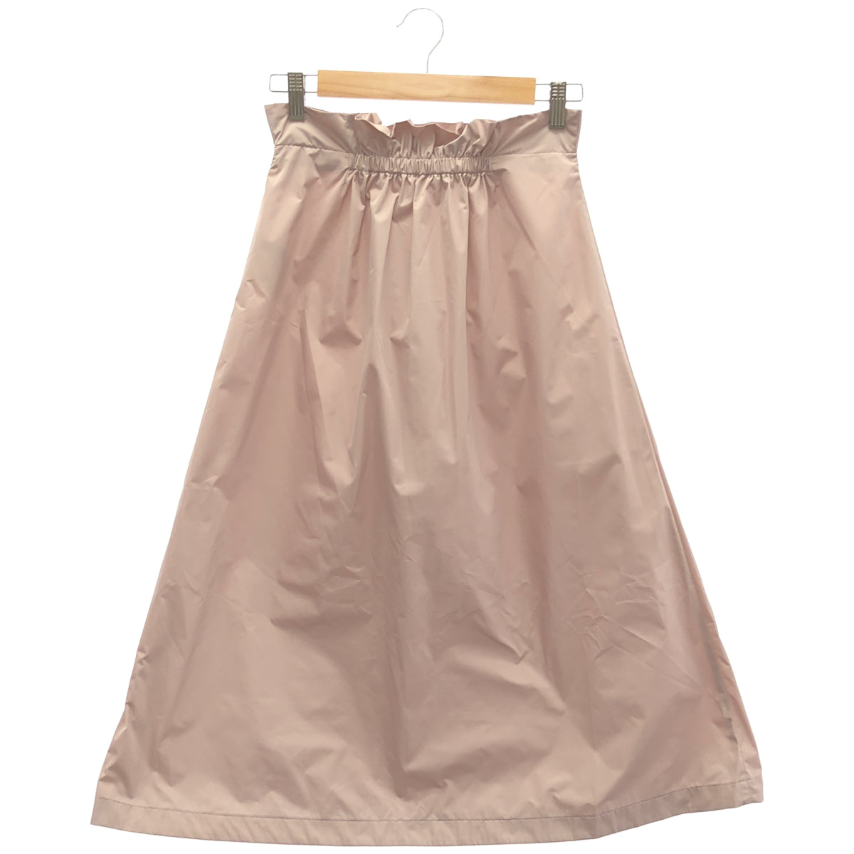 theory luxe セオリーリュクス 03-2107320 ピンク ナイロン フレアスカート ボトムス