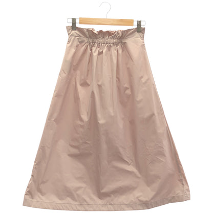 theory luxe セオリーリュクス 03-2107320 ピンク ナイロン フレアスカート ボトムス