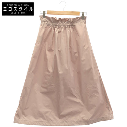 theory luxe セオリーリュクス 03-2107320 ピンク ナイロン フレアスカート ボトムス