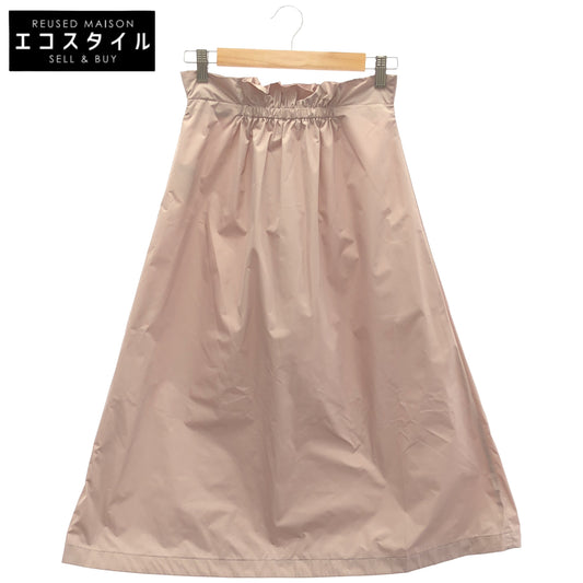 theory luxe セオリーリュクス 03-2107320 ピンク ナイロン フレアスカート ボトムス