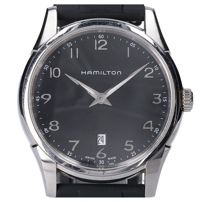 HAMILTON ハミルトン H385111 Thinline Quartz ジャズマスター 黒文字盤 クオーツ 腕時計