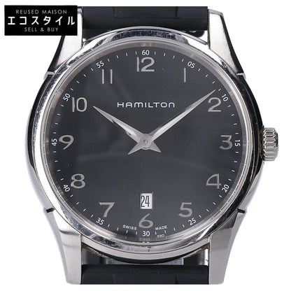 HAMILTON ハミルトン H385111 Thinline Quartz ジャズマスター 黒文字盤 クオーツ 腕時計