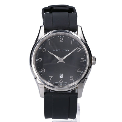 HAMILTON ハミルトン H385111 Thinline Quartz ジャズマスター 黒文字盤 クオーツ 腕時計