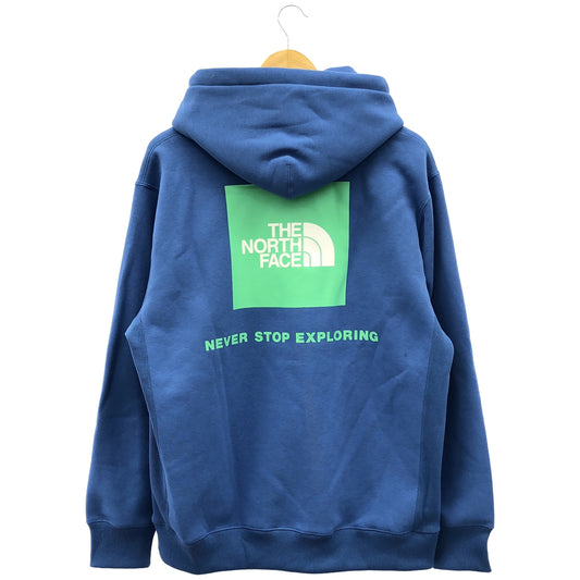 THE NORTH FACE ノースフェイス NT62348 ブルー バックスクエアロゴフーディ トップス