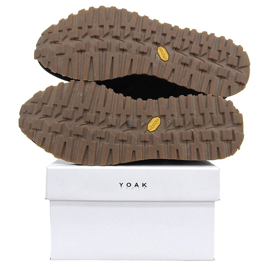 YOAK ヨーク 美品 KELLY CA レザー ローカット スニーカー シューズ メンズ ブラック 40 シューズ