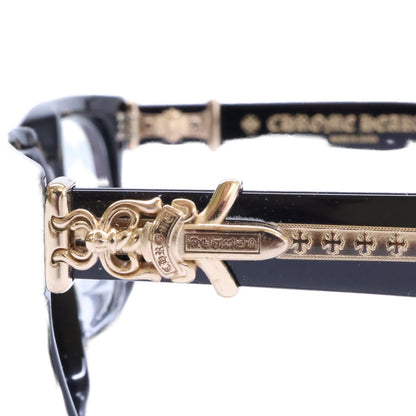 Chrome hearts クロムハーツ vagillionaireⅡ ダガー ブラック アイウェア メガネ 眼鏡