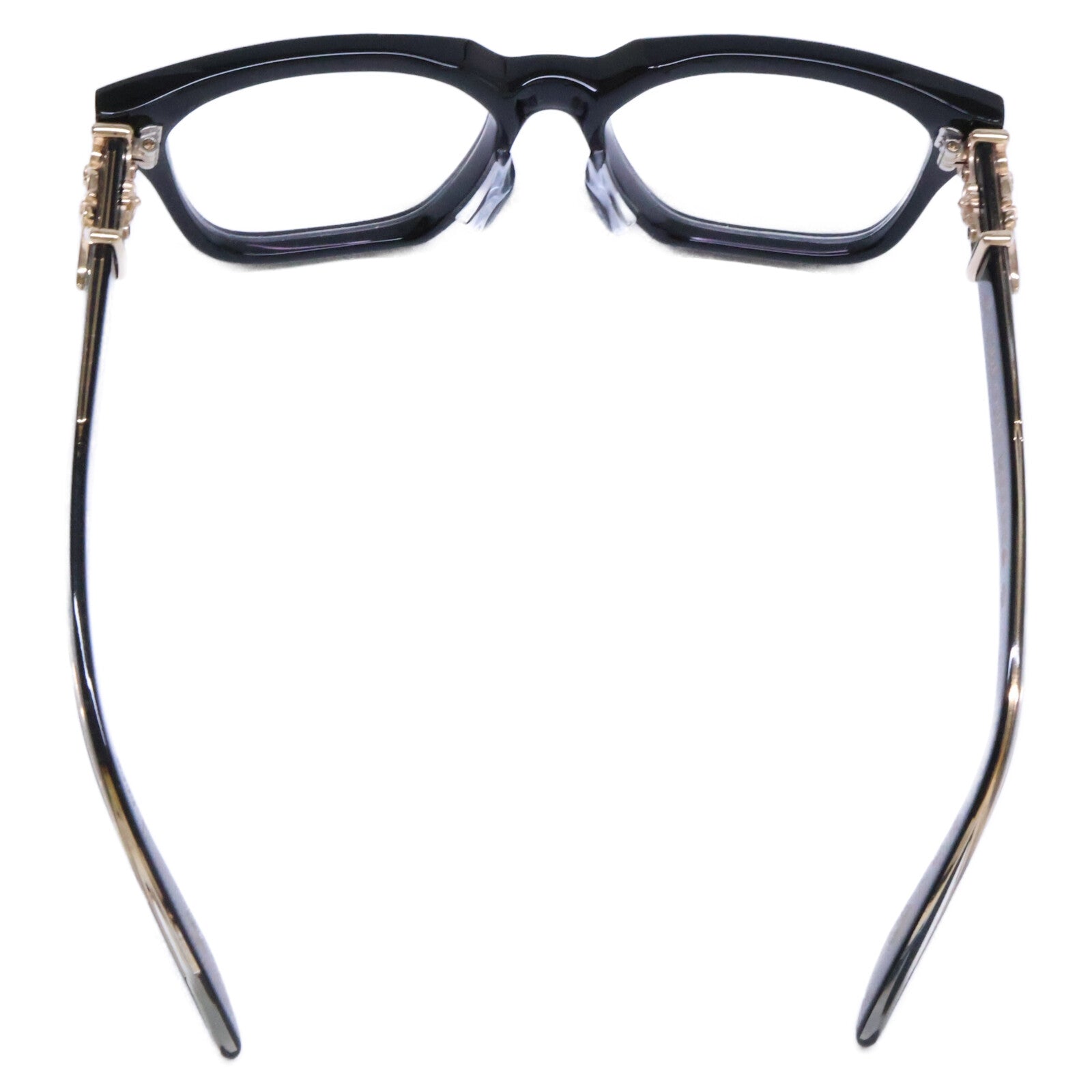 Chrome hearts クロムハーツ vagillionaireⅡ ダガー ブラック アイウェア メガネ 眼鏡