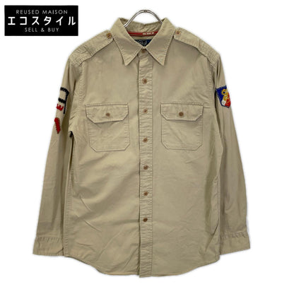 POLObyRalphLauren ポロラルフローレン ベージュ コットン ミリタリースーベニアシャツ トップス