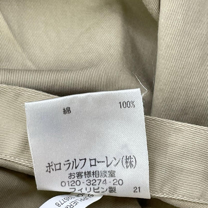 POLObyRalphLauren ポロラルフローレン ベージュ コットン ミリタリースーベニアシャツ トップス