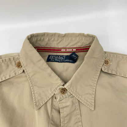 POLObyRalphLauren ポロラルフローレン ベージュ コットン ミリタリースーベニアシャツ トップス