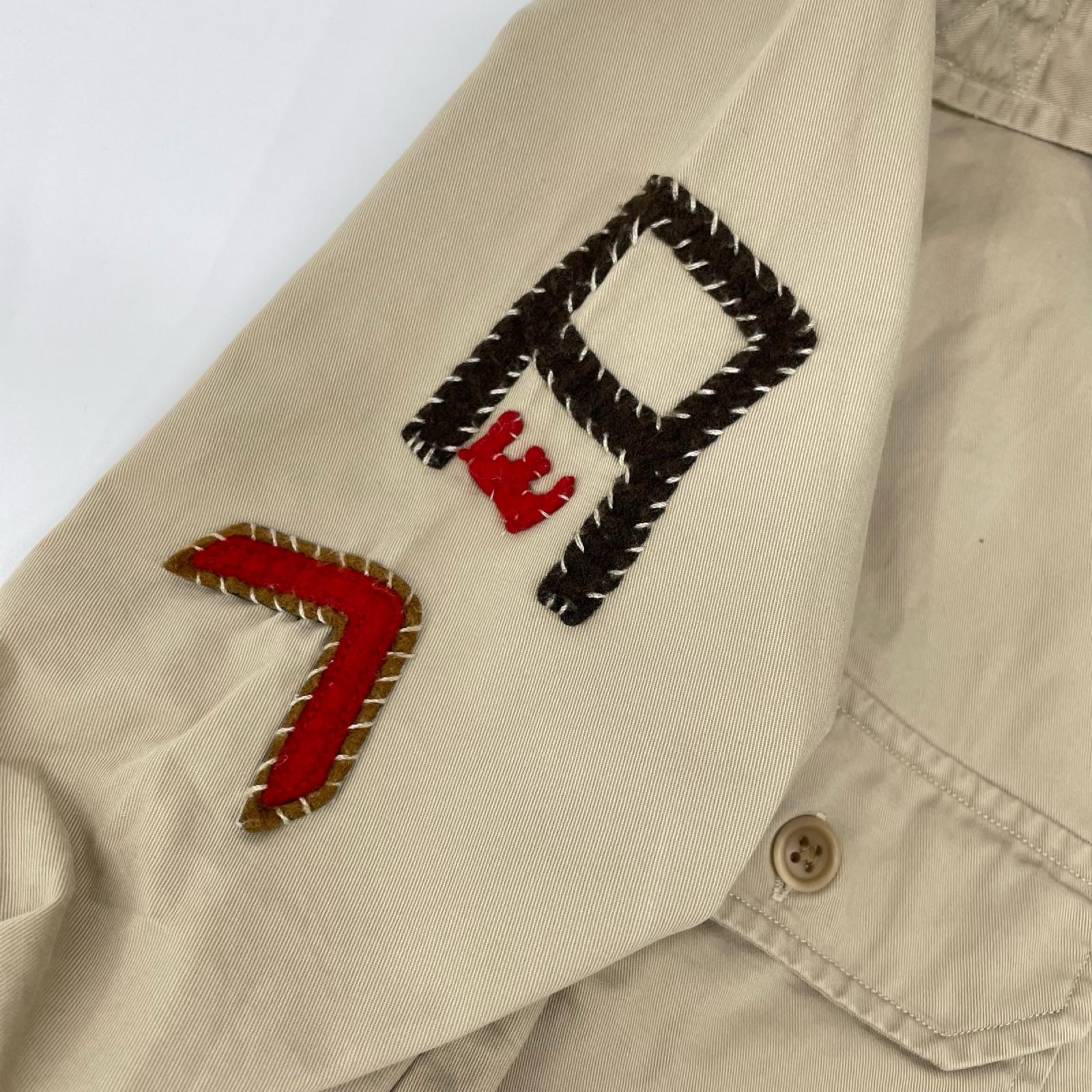 POLObyRalphLauren ポロラルフローレン ベージュ コットン ミリタリースーベニアシャツ トップス