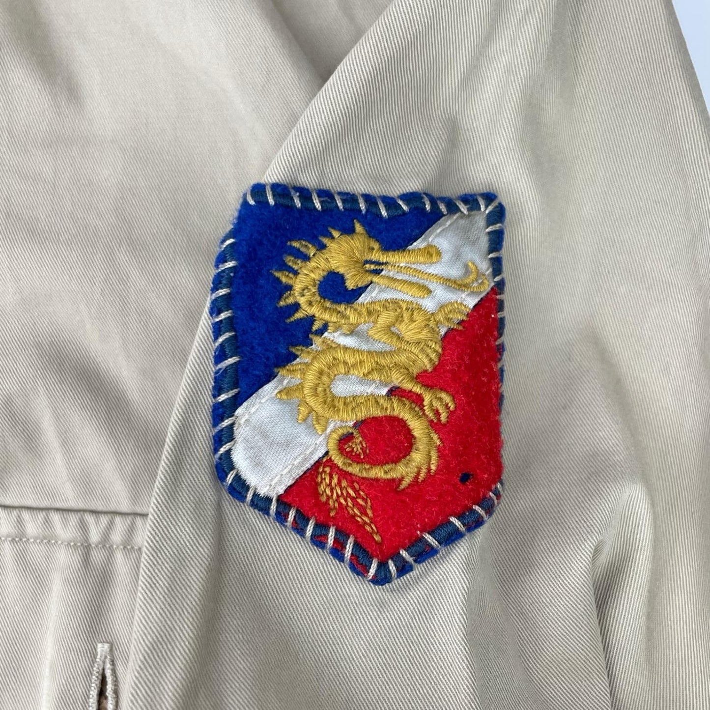 POLObyRalphLauren ポロラルフローレン ベージュ コットン ミリタリースーベニアシャツ トップス
