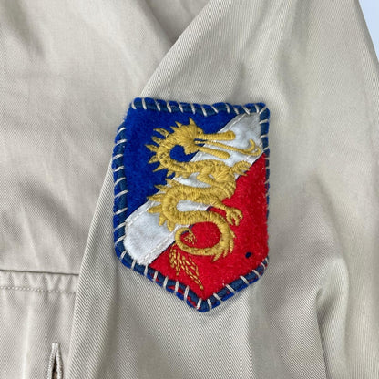 POLObyRalphLauren ポロラルフローレン ベージュ コットン ミリタリースーベニアシャツ トップス