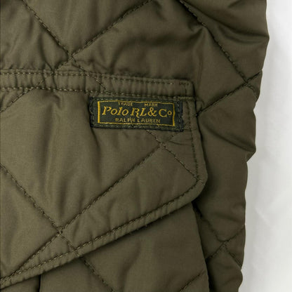 POLObyRalphLauren ポロラルフローレン カーキ スナップボタン チンストラップ キルティングジャケット ジャケット