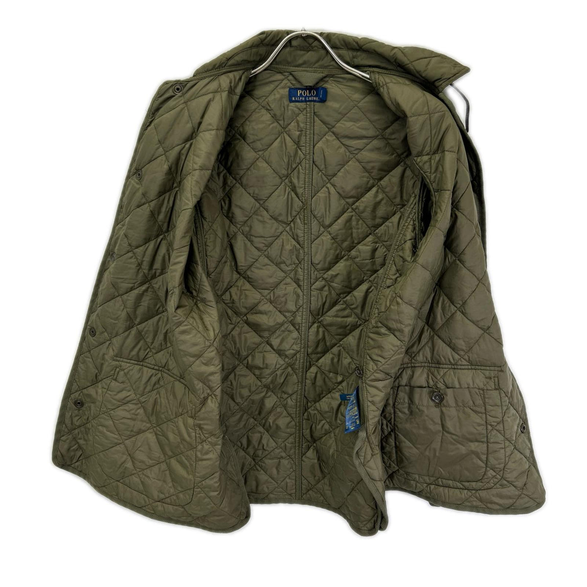 POLObyRalphLauren ポロラルフローレン カーキ スナップボタン チンストラップ キルティングジャケット ジャケット
