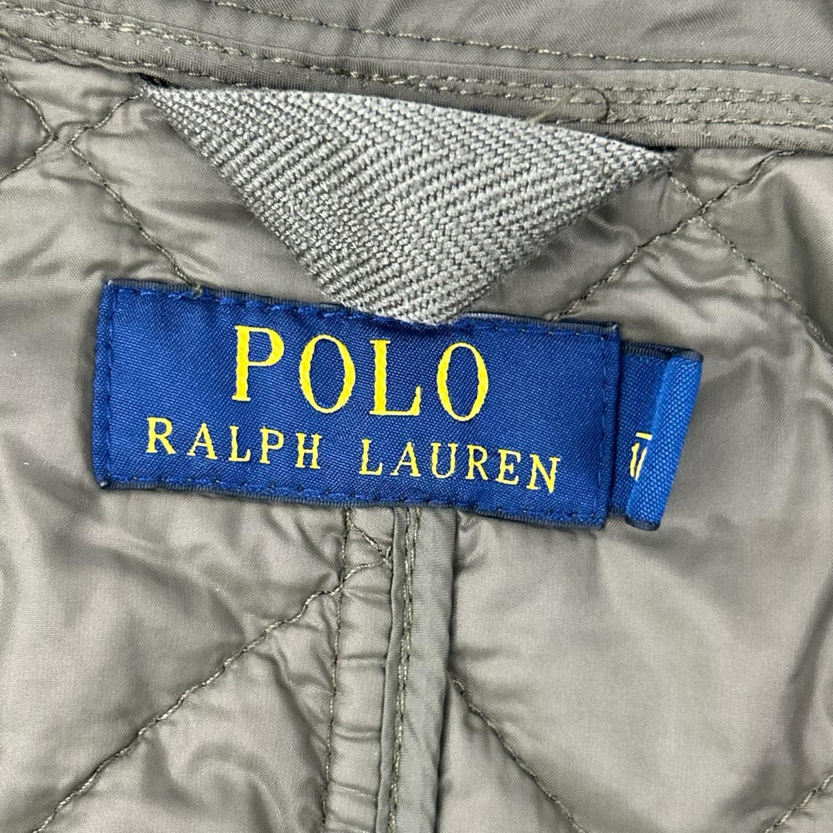 POLObyRalphLauren ポロラルフローレン カーキ スナップボタン チンストラップ キルティングジャケット ジャケット