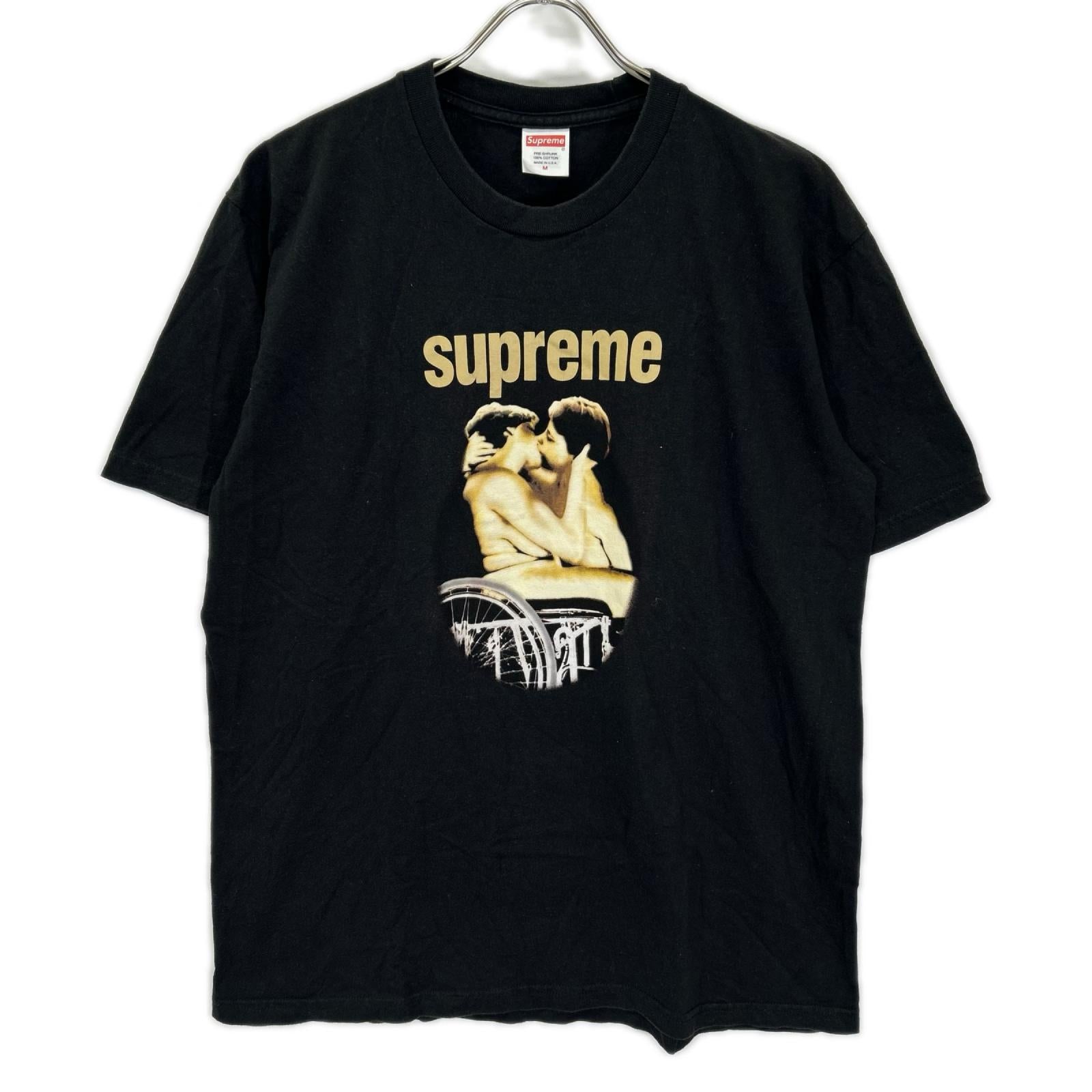 Supreme シュプリーム ブラック コットン Kiss Tee/キス・ティー 半袖Tシャツ トップス