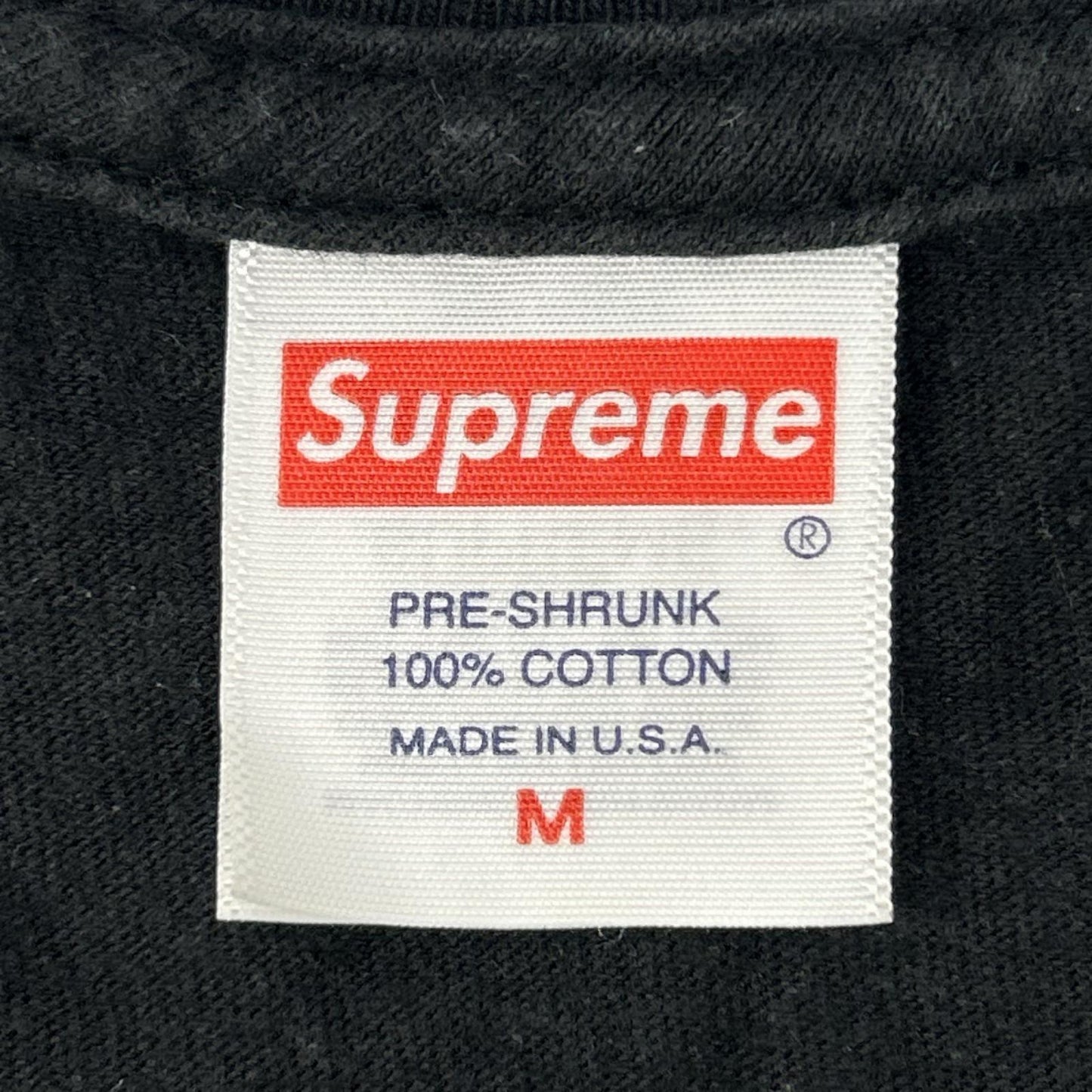 Supreme シュプリーム ブラック コットン Kiss Tee/キス・ティー 半袖Tシャツ トップス
