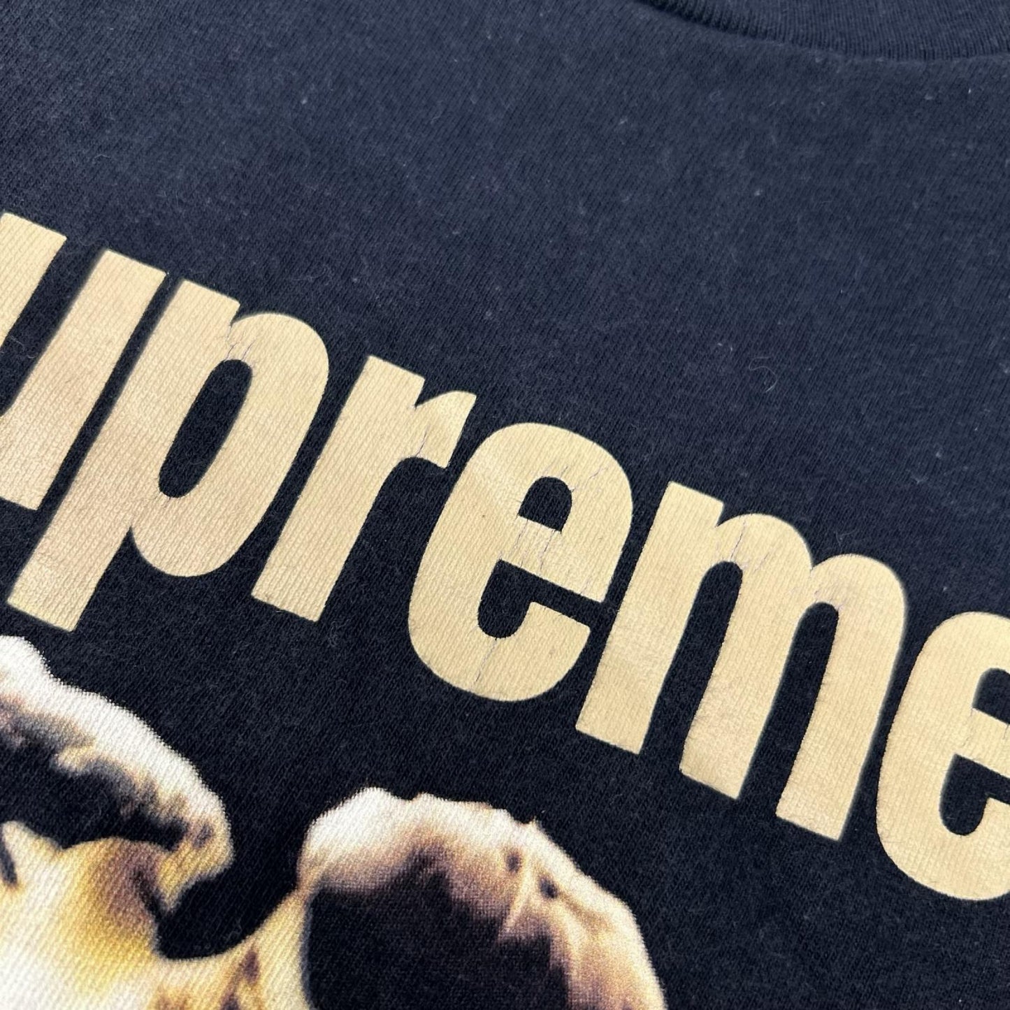 Supreme シュプリーム ブラック コットン Kiss Tee/キス・ティー 半袖Tシャツ トップス