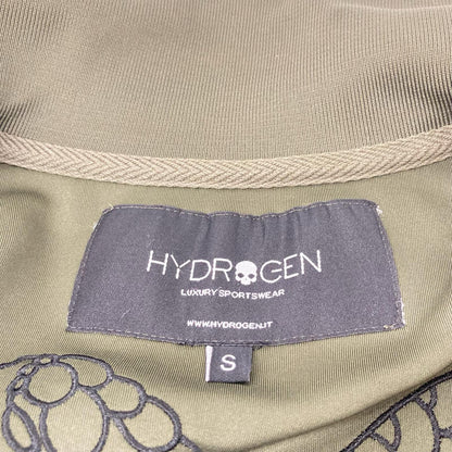 HYDROGEN ハイドロゲン 【×HORIOKAMI】カーキ 蛇×花刺繍 ジップ ジャケット ジャケット