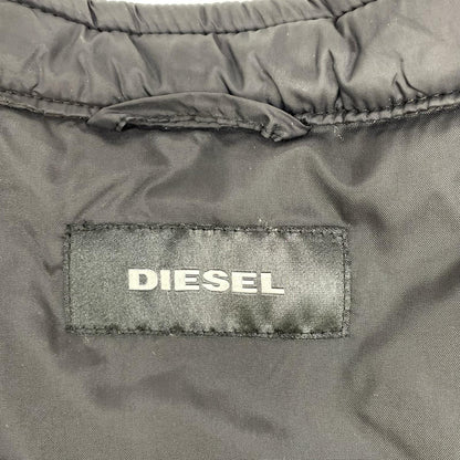DIESEL ディーゼル ブラック ナイロン メタルジップポケット リバーシブル ライダースジャケット ジャケット
