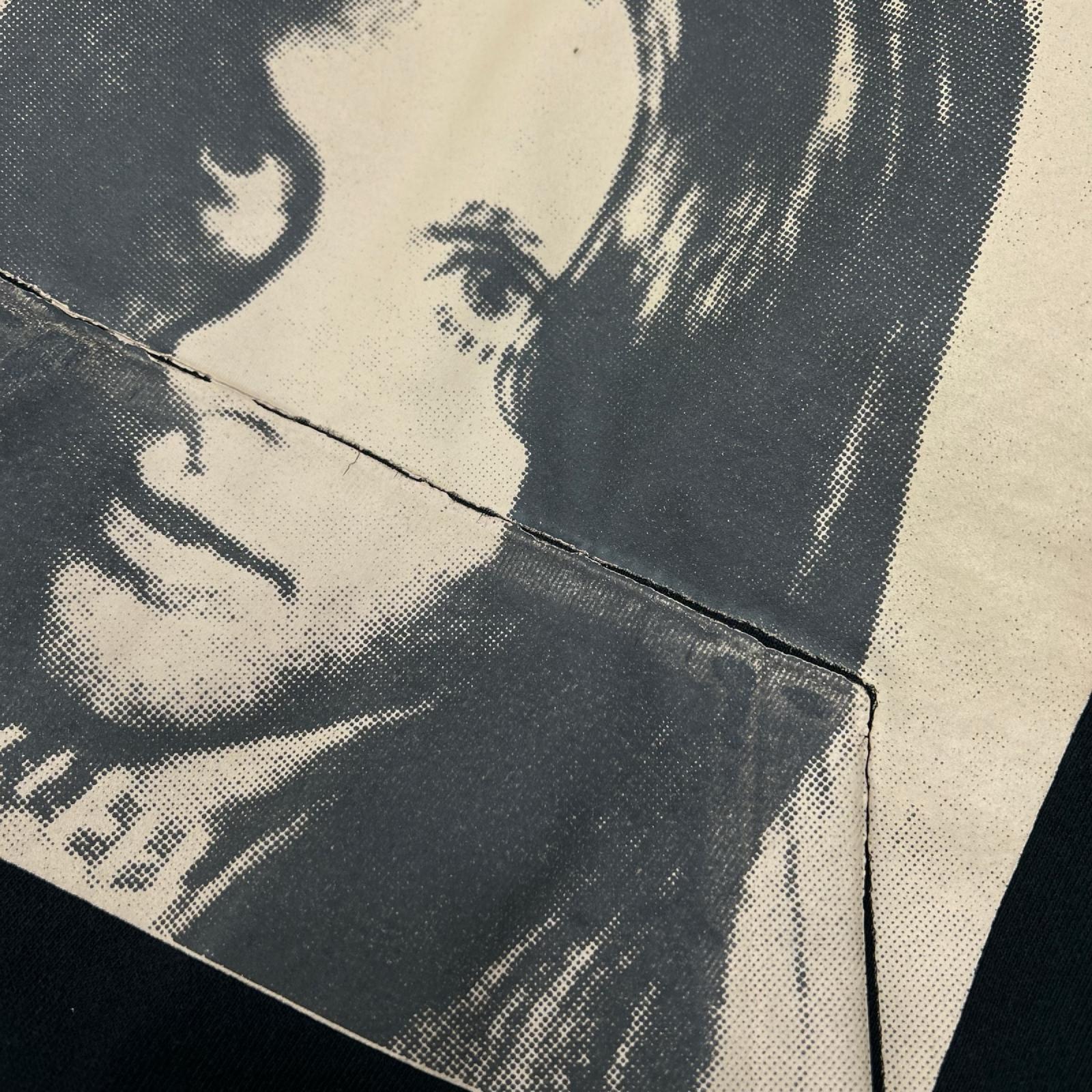 CalvinKlein カルバンクライン 【×Andy Warhol】ブラック サンドラ・ブラントプリント フーディ トップス