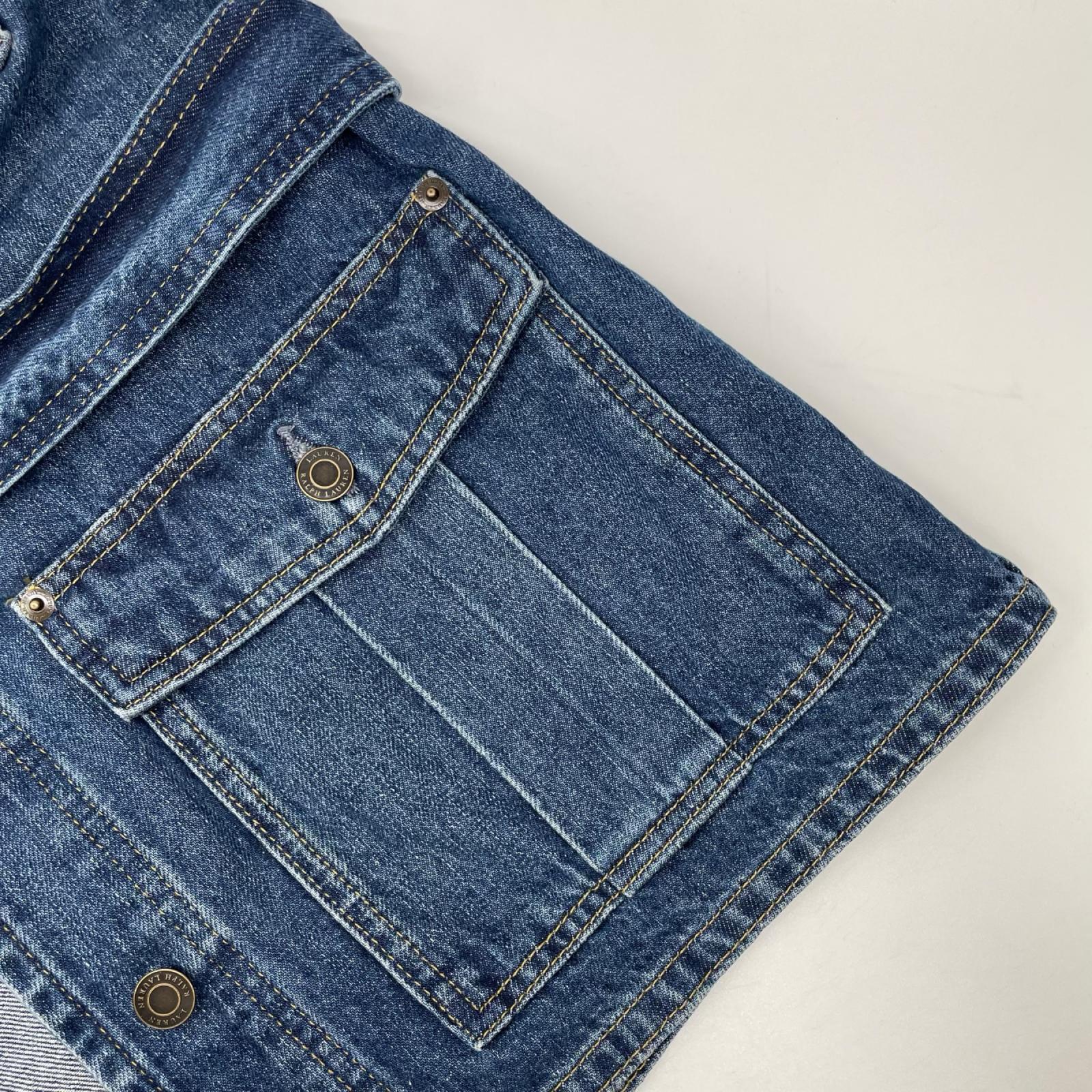 LAUREN RALPH LAUREN ローレン ラルフローレン インディゴ デニムシャツジャケット ジャケット