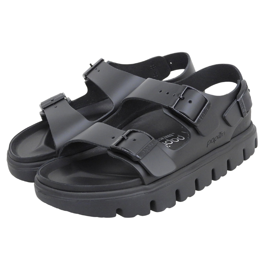 BIRKEN STOCK ビルケンシュトック 未使用 ミラノチャンキー エクスクイジット サンダル シューズ レディース ブラック 36 シューズ