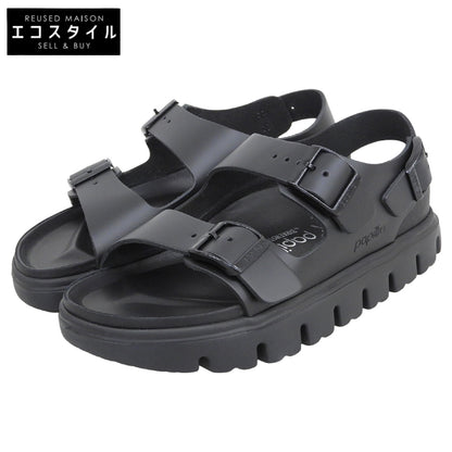 BIRKEN STOCK ビルケンシュトック 未使用 ミラノチャンキー エクスクイジット サンダル シューズ レディース ブラック 36 シューズ