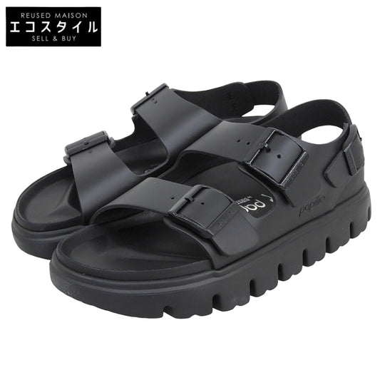 BIRKEN STOCK ビルケンシュトック 未使用 ミラノチャンキー エクスクイジット サンダル シューズ レディース ブラック 37 シューズ