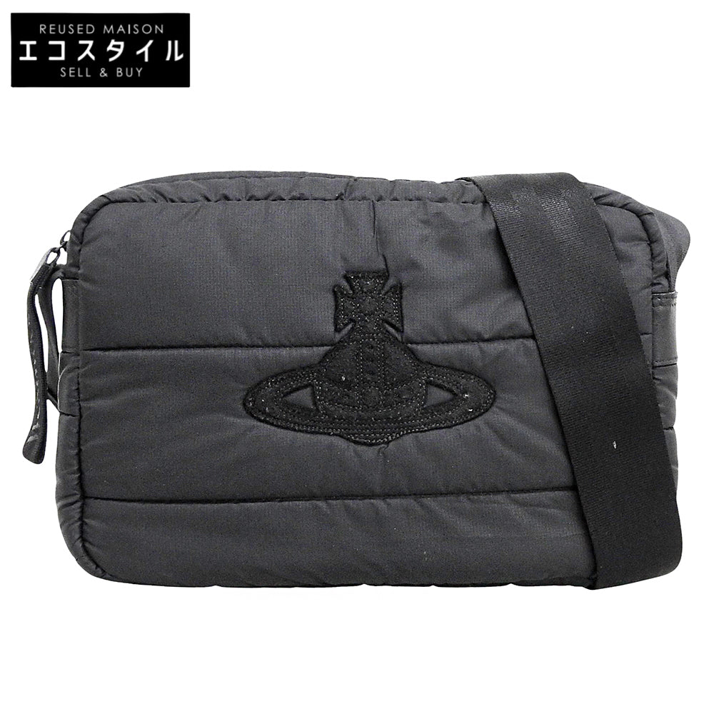 VivienneWestwood ヴィヴィアンウエストウッド アイダーダウン ショルダーバッグ レディース ブラック ショルダーバッグ