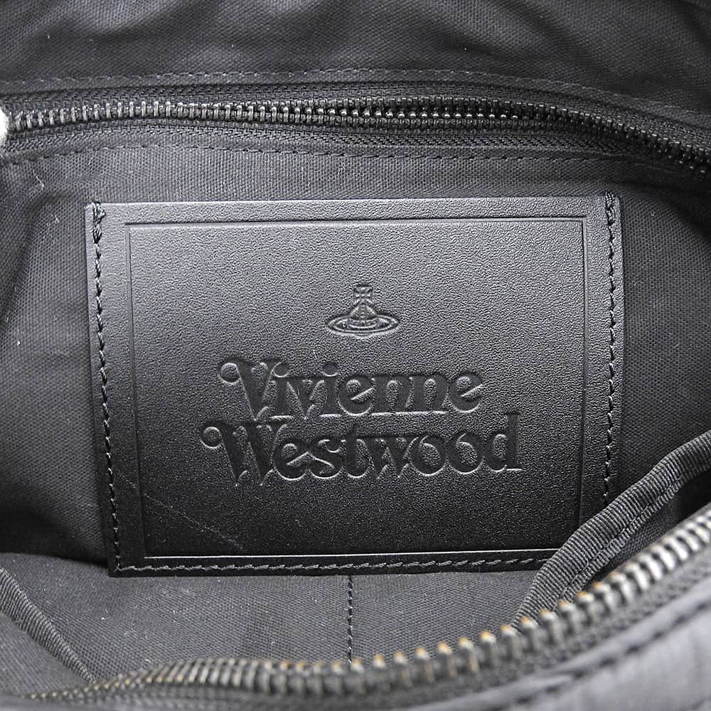 VivienneWestwood ヴィヴィアンウエストウッド アイダーダウン ショルダーバッグ レディース ブラック ショルダーバッグ