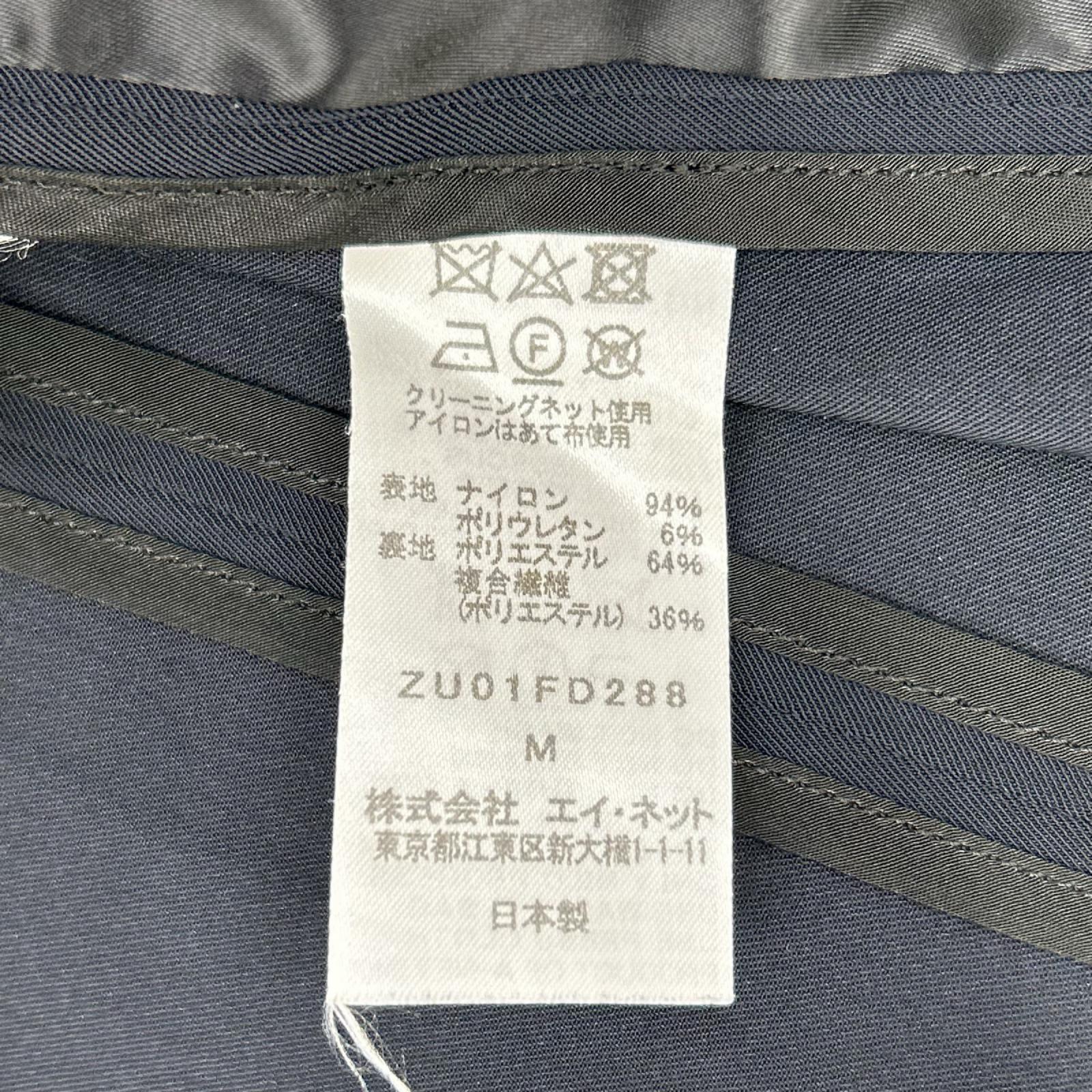 ZUCCA ズッカ ZU01FD288 ブラック ショート丈 テーラードジャケット ジャケット