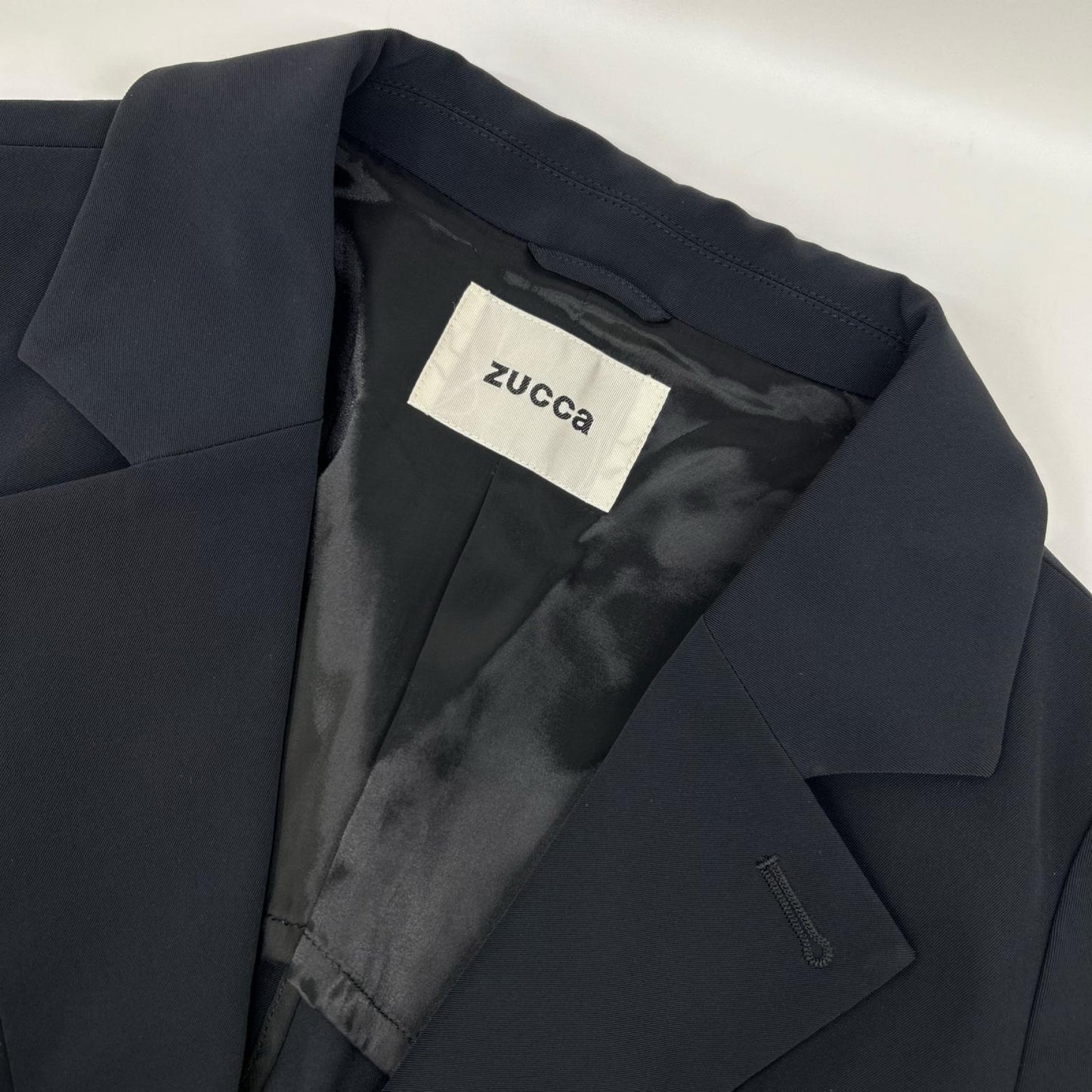 ZUCCA ズッカ ZU01FD288 ブラック ショート丈 テーラードジャケット ジャケット
