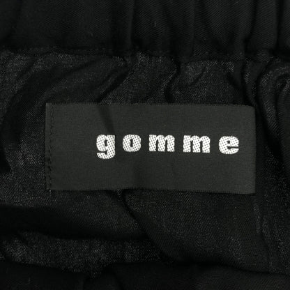 gomme ゴム ブラック コットン フリル スカート ボトムス