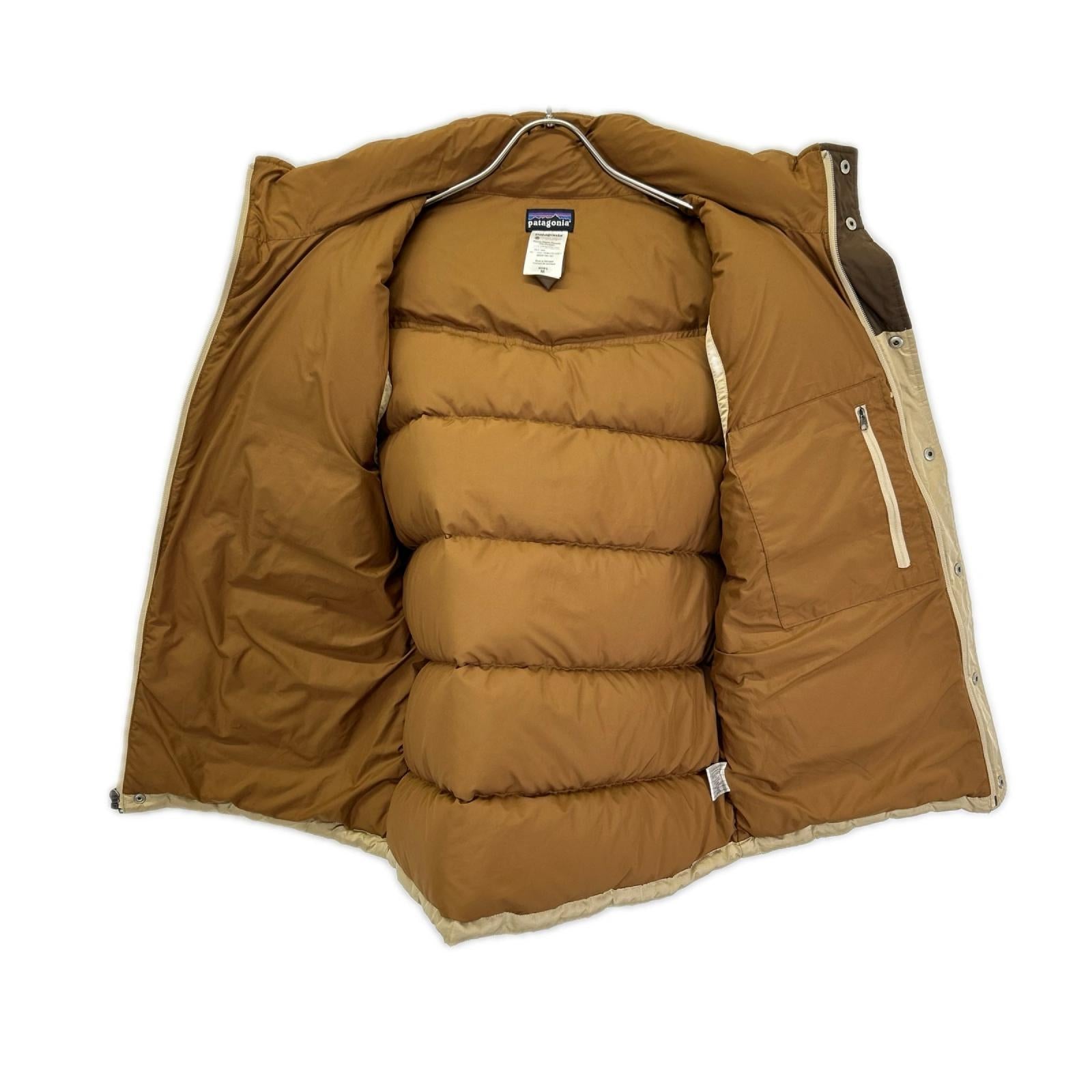 Patagonia パタゴニア 27571 ブラウン×ベージュ スリングショット ダウンベスト ベスト