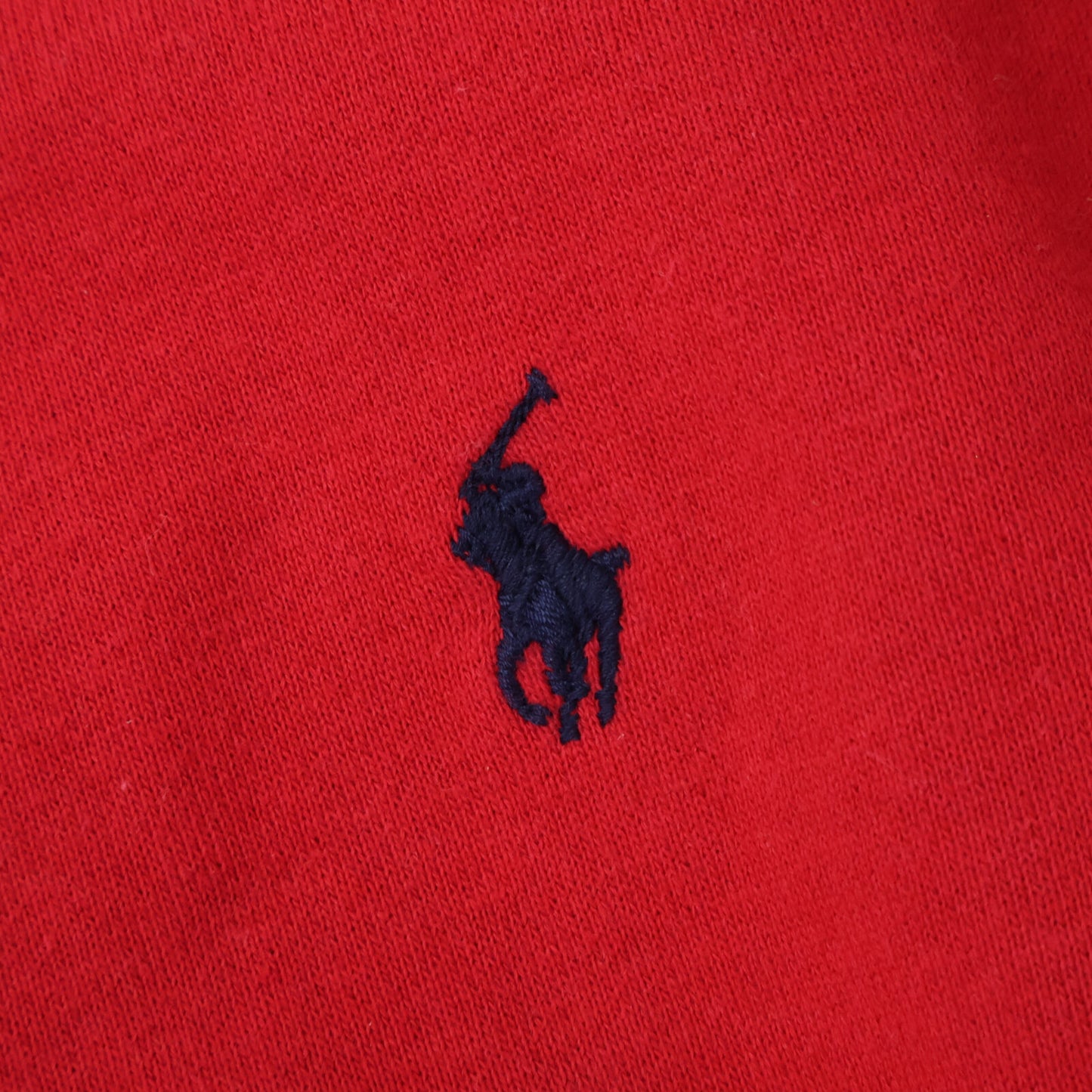 POLObyRalphLauren ポロラルフローレン レッド クルーネック ポニー刺繍 長袖トレーナー トップス